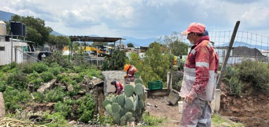 Refuerzan limpieza de drenes en Pachuca para prevenir inundaciones en temporada de lluvias